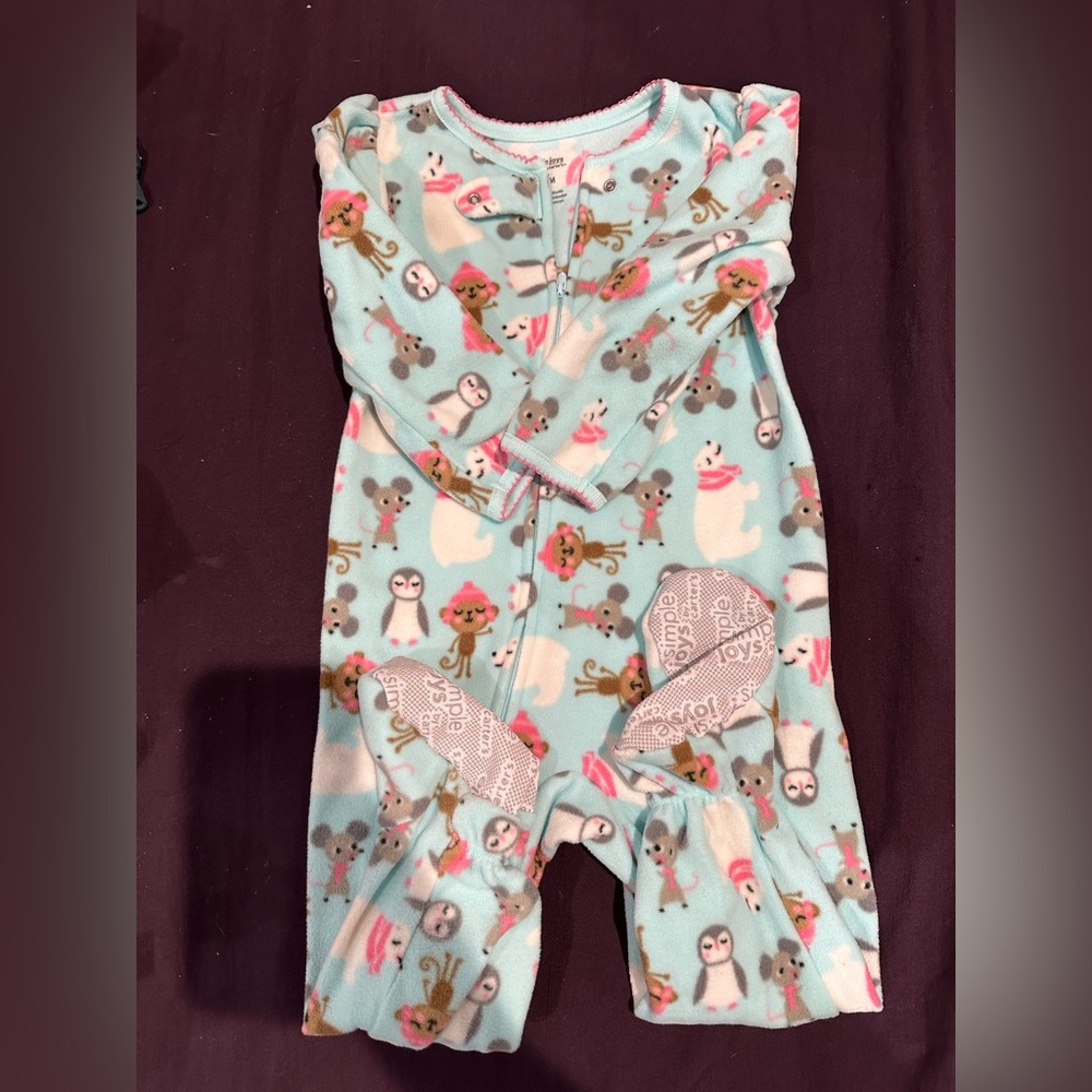 Carters fleece footie